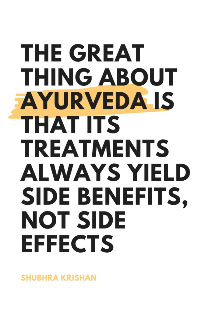 list of beautiful ayurveda quotes