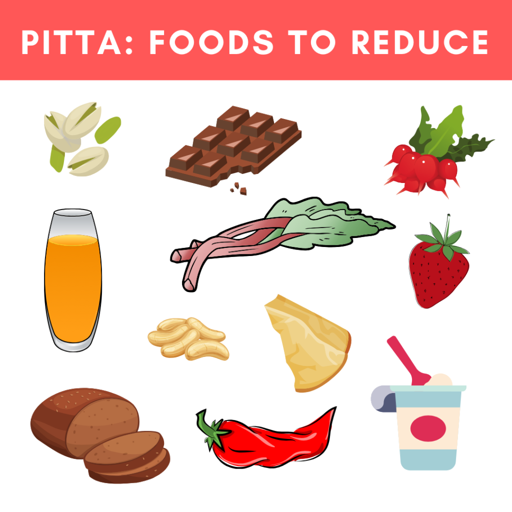 what to avoid for pitta dosha